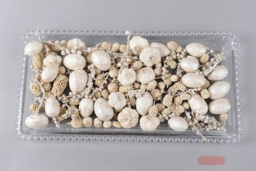 Bild von Deco, Naturprodukte Mix - festlich , silber