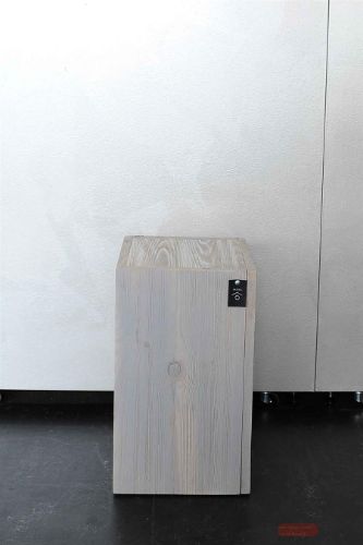 Bild von Säule, Holz B30x 30x H50cm, hellgrau