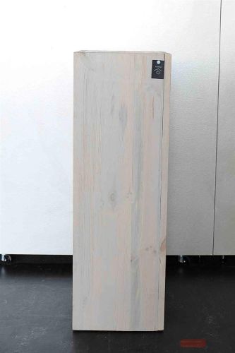 Bild von Säule, Holz B30x 30x H90cm, hellgrau