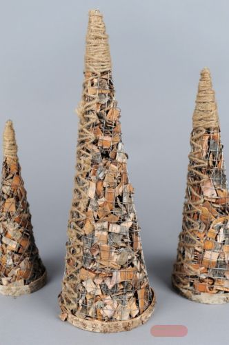 Bild von Kegel, Birkenbarke H50cm, natur