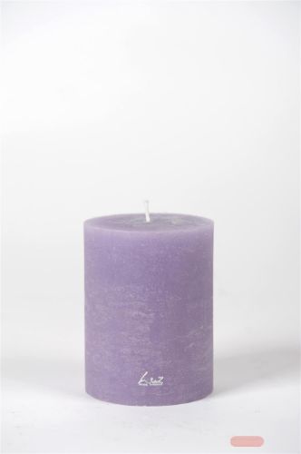 Bild von Rustic Zylinderkerze, 13cm x Ø100mm, wisteria