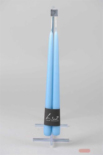 Bild von Tauchkerze, 30cm x 22mm - 1 Paar, capri blau*