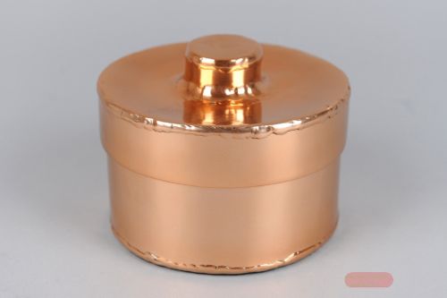Bild von Aufbewahrungsbox, mit Deckel Alu Ø17x H13cm, copper