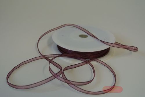 Bild von Band 50m/ 03mm, Organza, bordeaux