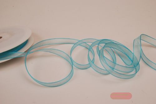 Bild von Band 25m/ 09mm, Organza, türkis
