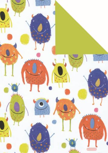 Bild von Bogen 70x 100cm, Biester, bunt/grün