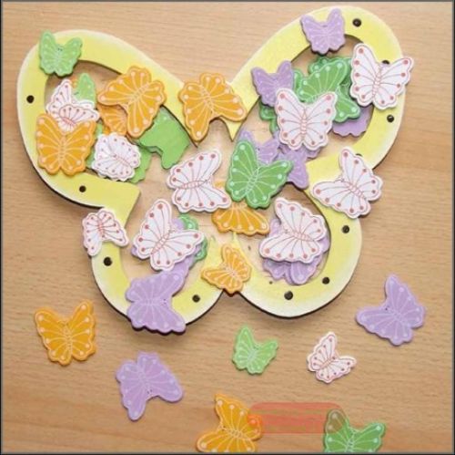 Bild von Deco, Schmetterlinge Holz, ass.