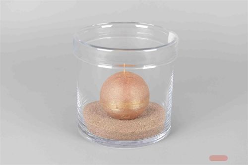 Bild von Glasvase, Zylinder mit Rand - Ø20x 20cm, klar