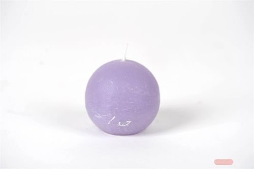 Bild von Rustic Kugelkerze, Ø 60mm, wisteria