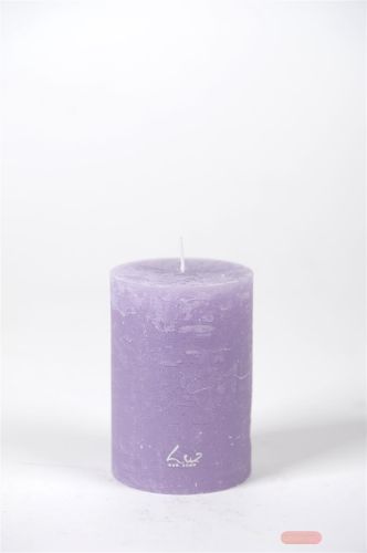 Bild von Rustic Zylinderkerze, 15cm x Ø70mm, wisteria