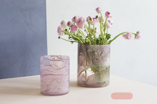 Bild von Glasvase, Artistry Ø17x H23cm, pink