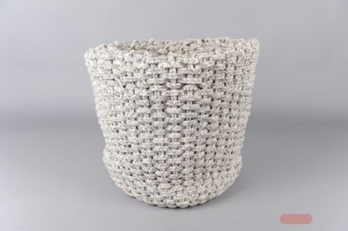 Bild von Korb, Cotton tissé rund Set/3 - Ø46x 30x H38, weiss