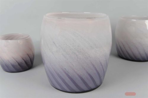 Bild von Glasvase, Espriral Ø31x H30cm, rosa