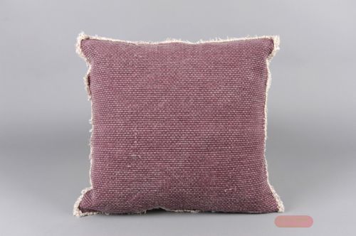 Bild von Kissen, L45 x W45cm aus Baumwolle, burgundy