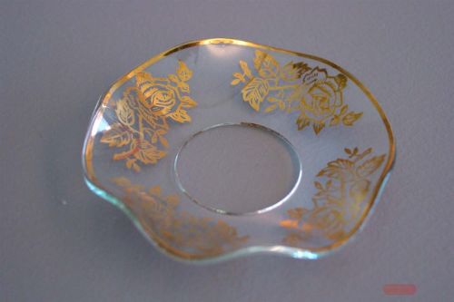 Bild von Tropfenfänger, gewellt - golden Motiv, klar