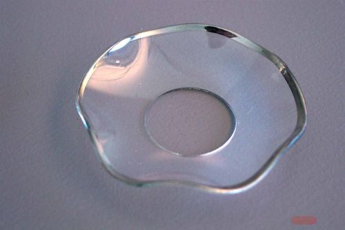 Bild von Tropfenfänger, gewellt - silber Rand, klar