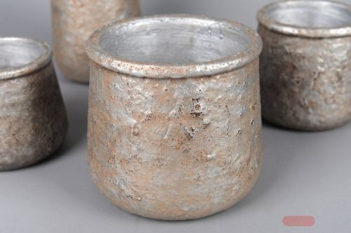 Bild von Blumentopf, Rockstone Ø19x H17cm, fossil