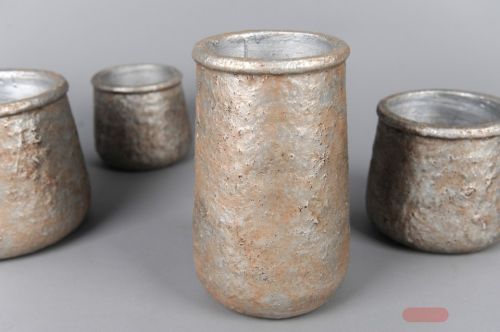 Bild von BlumenVase, Rockstone Ø15x H24cm, fossil