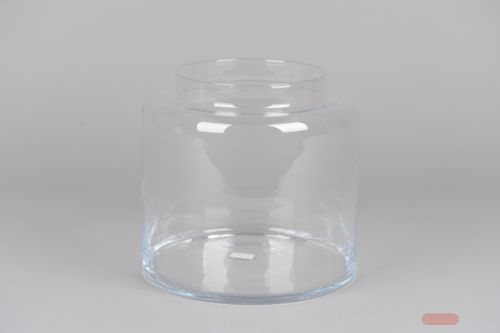 Bild von Glasvase, Con collo Ø25x H23cm, klar