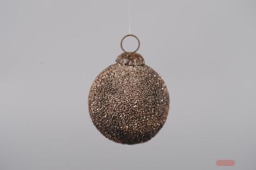 Bild von Kugel, Crinckle Ø7.5cm, cooper