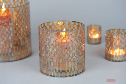 Bild von Windlicht, Belle verre Ø15x H15cm, ambré*