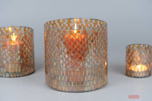 Bild von Windlicht, Belle verre Ø20x H20cm, ambré*