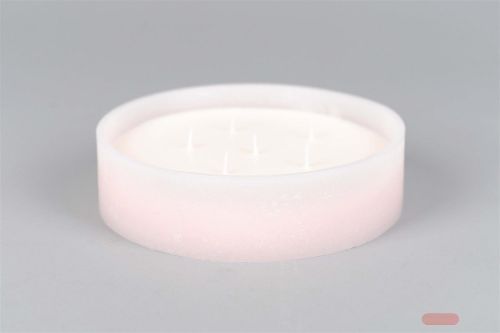 Bild von 6-Docht Kerze im Topf, H6cm x Ø225mm, strawberry*