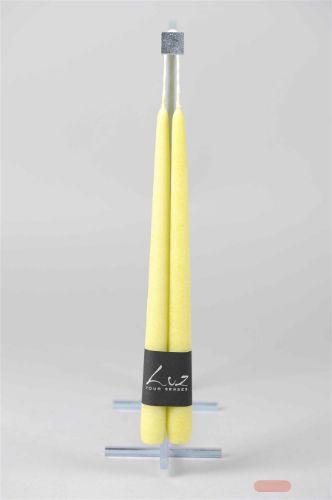 Bild von Rustic Tauchkerze, 30cm x 22mm - Paar, grün*