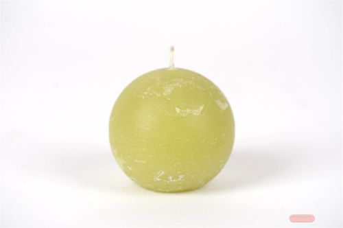 Bild von Rustic Kugelkerze, Ø 80mm, grün*