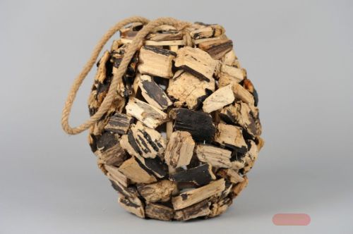 Bild von Laterne, Blackwood Ø30x H30cm, holz