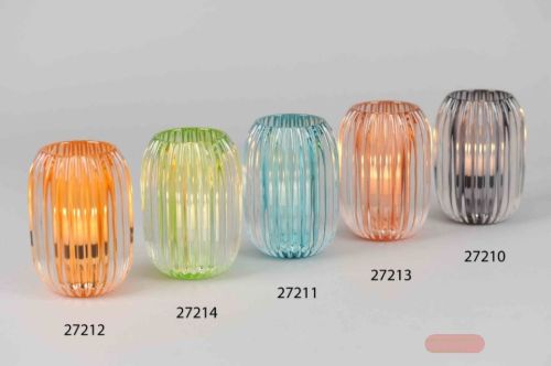 Bild von Votiv, Joli sphärisch Ø9.4x H13cm, grau