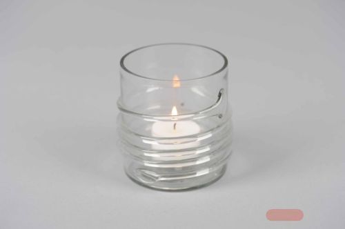 Bild von Votiv, Glas Classy Ø9x H9cm, glassy