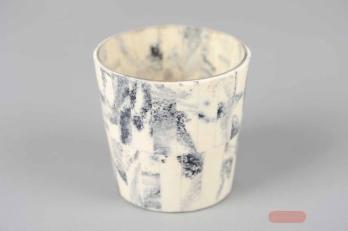 Bild von Votiv, Mosaico conica Ø9.5x H9.5cm, creme