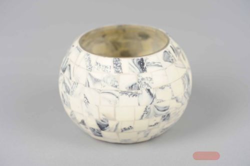 Bild von Votiv, Mosaico sferica Ø12x H9cm, creme