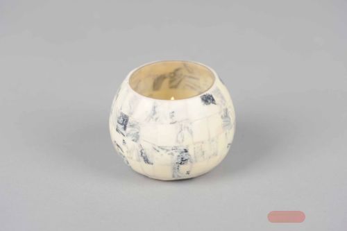 Bild von Votiv, Mosaico sferica Ø8x H6cm, creme