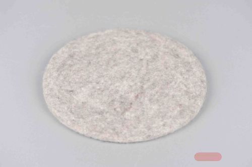 Bild von Untersetzer, rund Filz Ø25cm, naturel