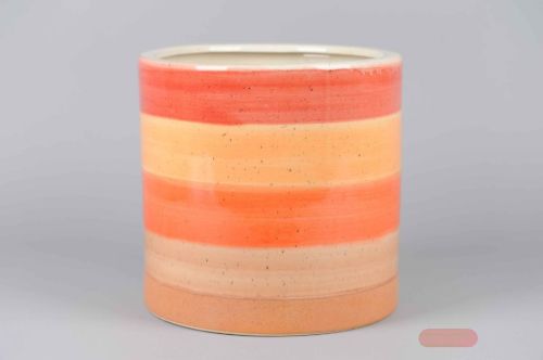 Bild von Blumentopf, Sorbet Ø31x H30.5cm, l'orange