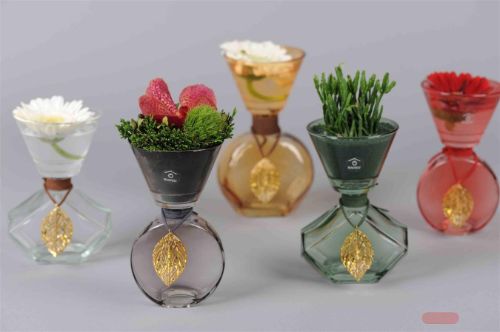 Bild von Teelicht, mit Schmuckstück - set/3, rot