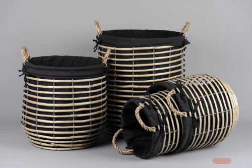 Bild von Korb, Weide rund Ø38x 39cm, natur