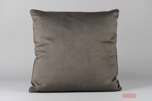 Bild von Kissen, L60 x W60cm - Soft touche, schwarz