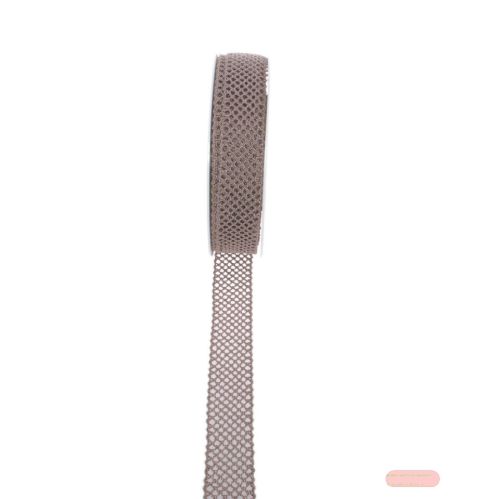 Bild von Band 10m/ 20mm, Gitterspitze Occhi, cappuchino