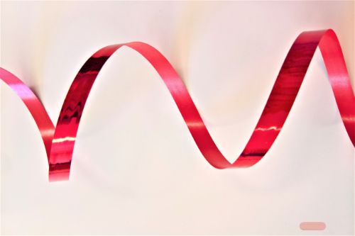 Bild von Band 225m/ 10mm, Miroir met, rot