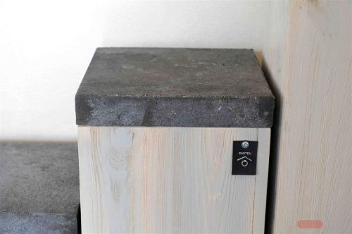 Bild von Steinabdeckung, zu Säulen L30x B30cm, d'grau