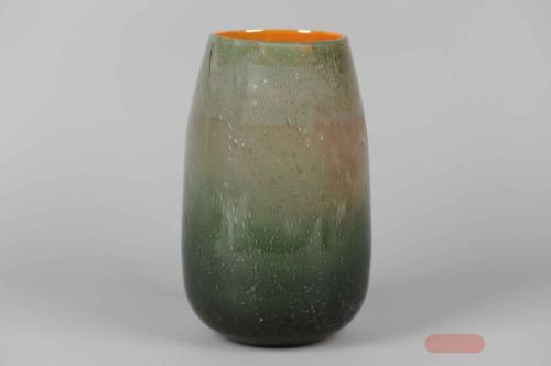 Bild von Glasvase, Sunset Ø17.5x H27.5cm, grün*