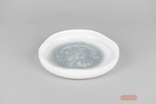 Bild von GlasSchale, Moon craters Ø29x H5cm, grau/weiss