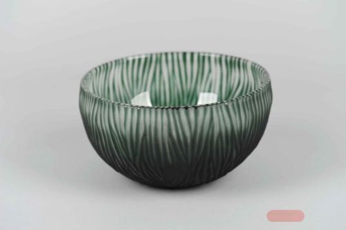 Bild von Glasvase, Viridian Ø22x H11.5cm, grün