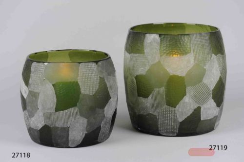 Bild von Glasvase, Aerial Ø30x H29cm, grün*