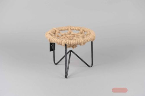 Bild von Seil Tisch, Qjute Ø25x H21cm, natur