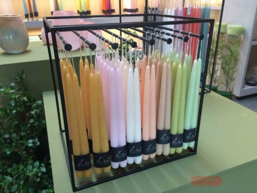 Bild von Display, mit 8 Henkel für Paarkerzen 30cm, schwarz*