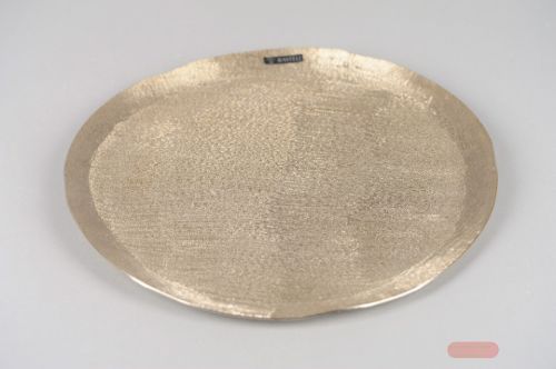 Bild von Rundschale, Alu Ø35x H2cm, gold mink